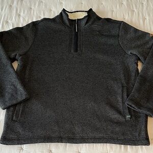 Orvis Charcoal Zip-Up Sweater